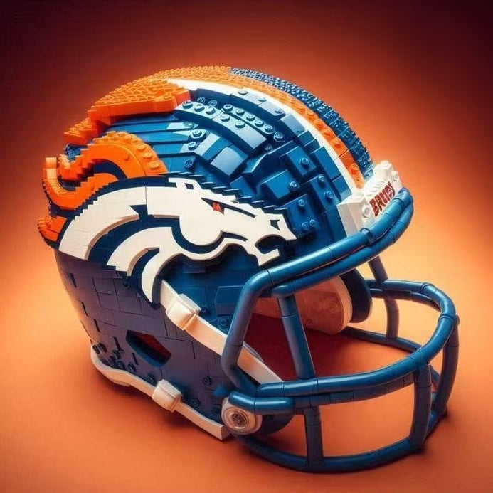 Building Blocks Football Helmet Sets for NFL Fans