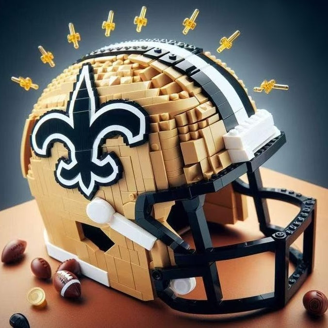 Building Blocks Football Helmet Sets for NFL Fans