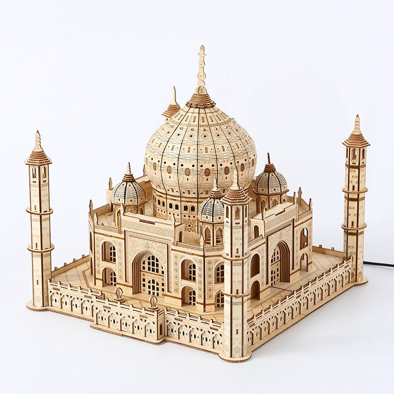 Castle DIY Miniature Crafts - 3D Wooden Mechanical Puzzle - Architecture Model Building Kit