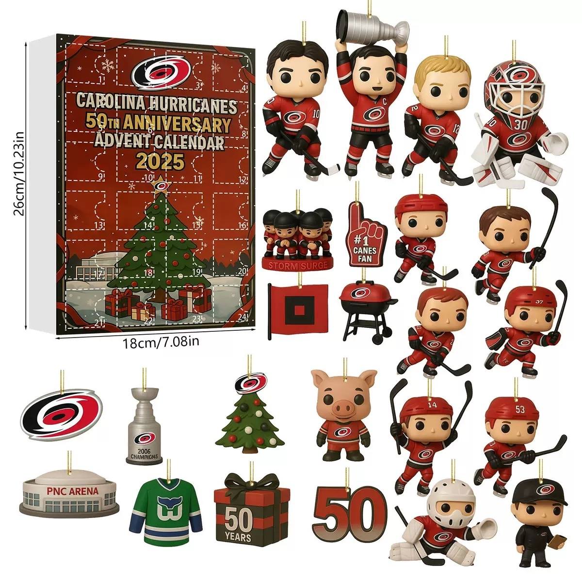 Carolina Hurricanes 50th Anniversary Advent Calendar