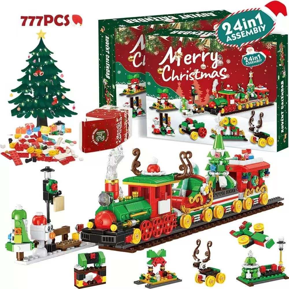 Christmas Train Bricks Building Advent Calendar