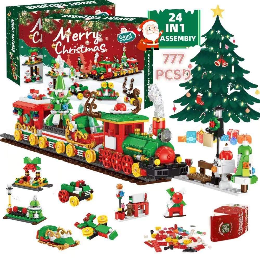 Christmas Train Bricks Building Advent Calendar