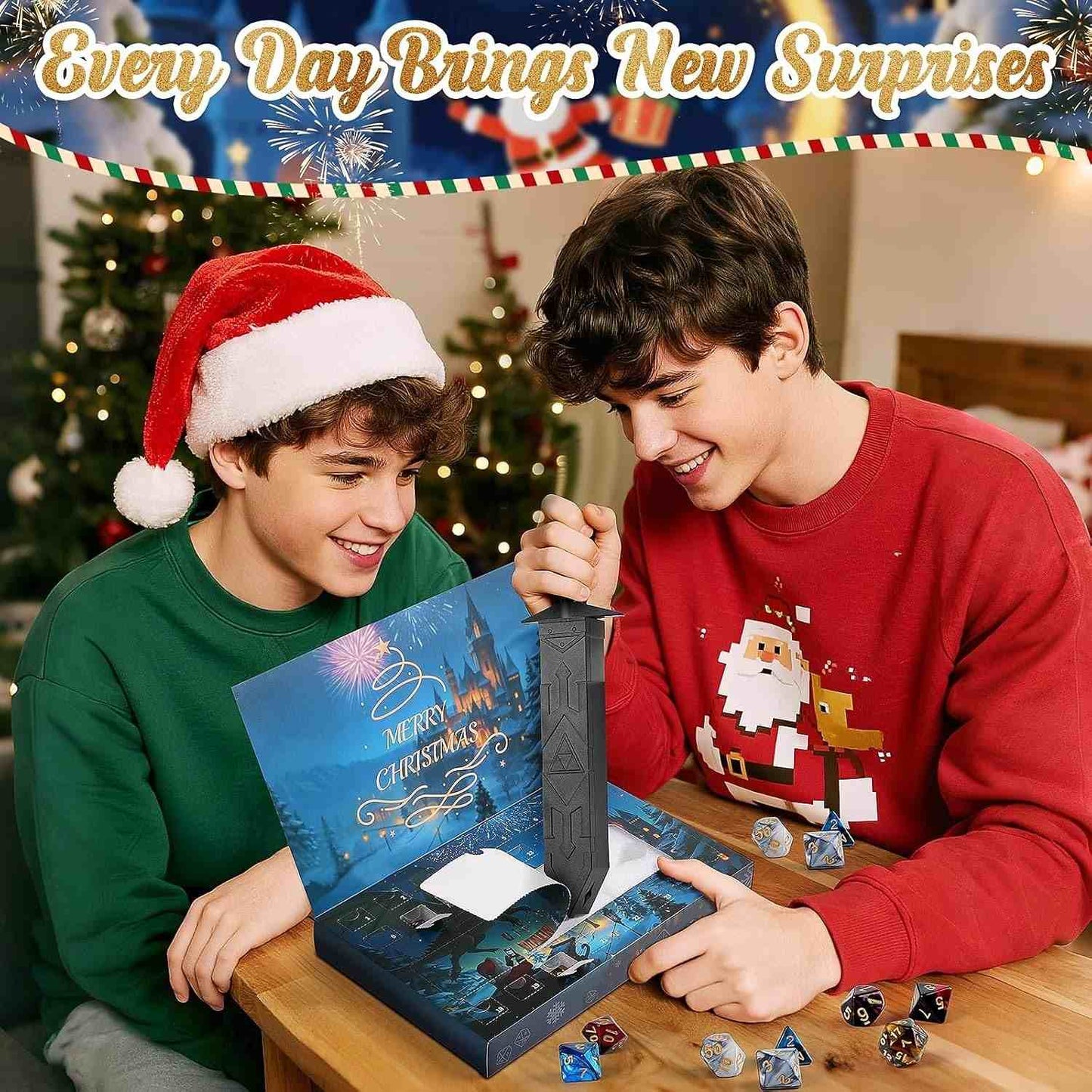 DND Dice Set Vacation Advent Calendar