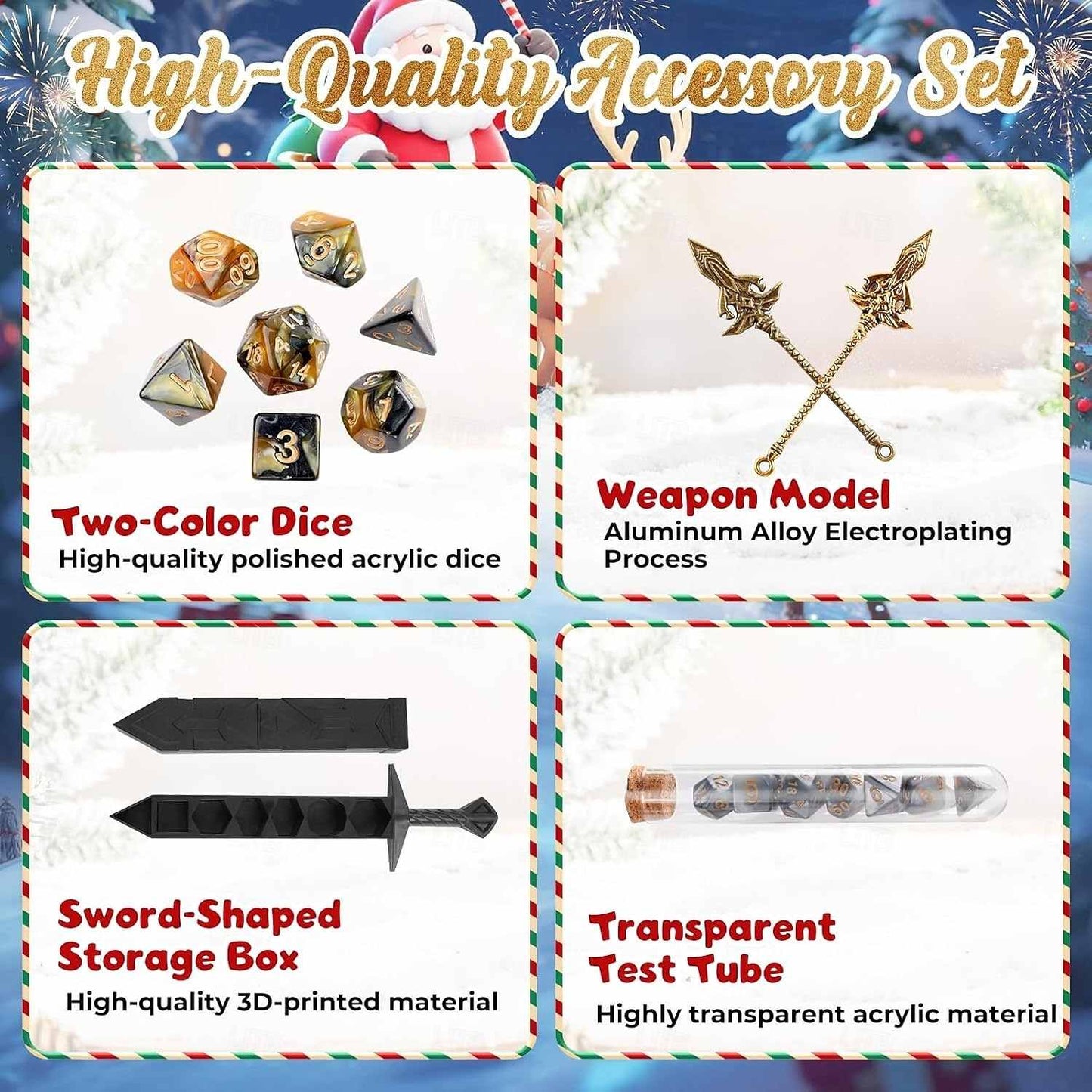 DND Dice Set Vacation Advent Calendar