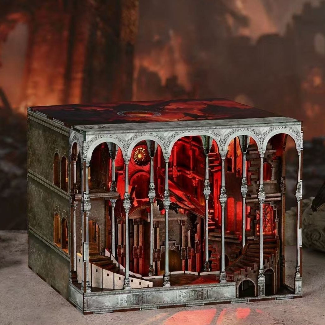 Ember Dragon Castle DIY Book Nook | Max Version