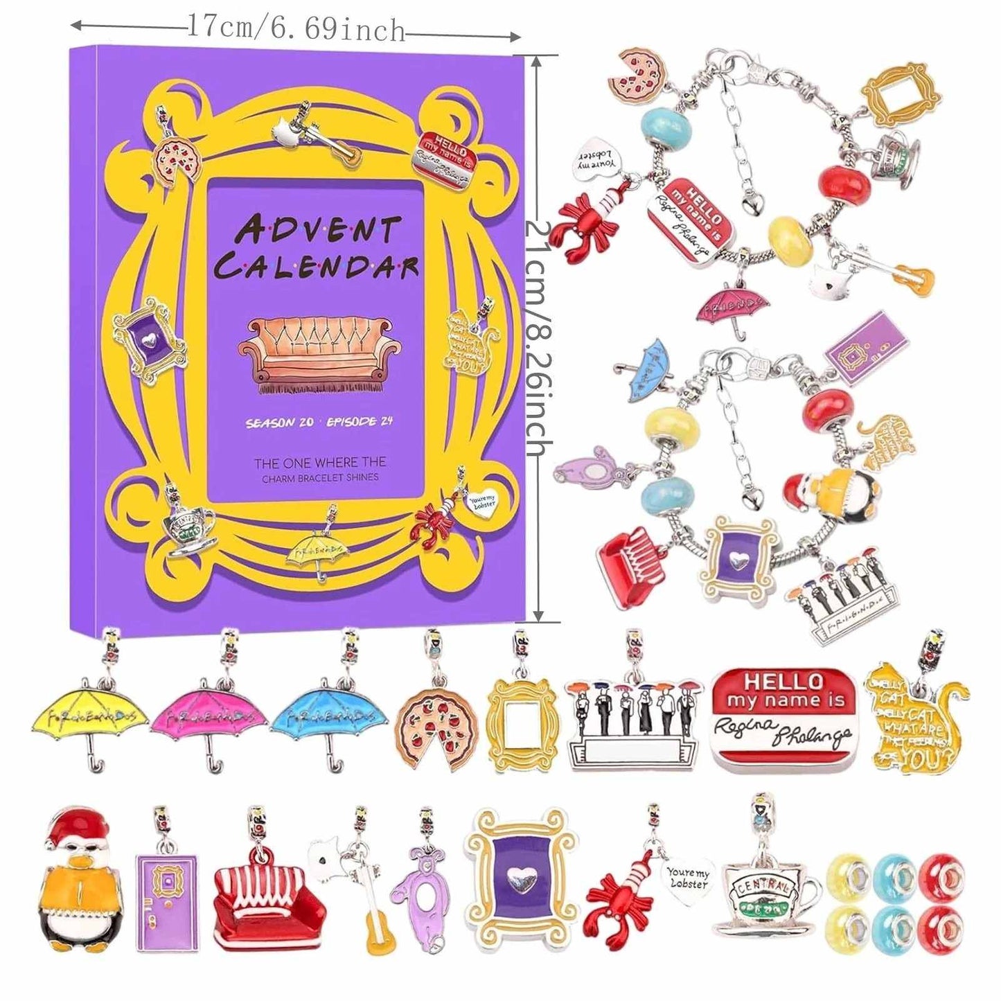 Friends Advent Calendar – Charm Bracelet Kit