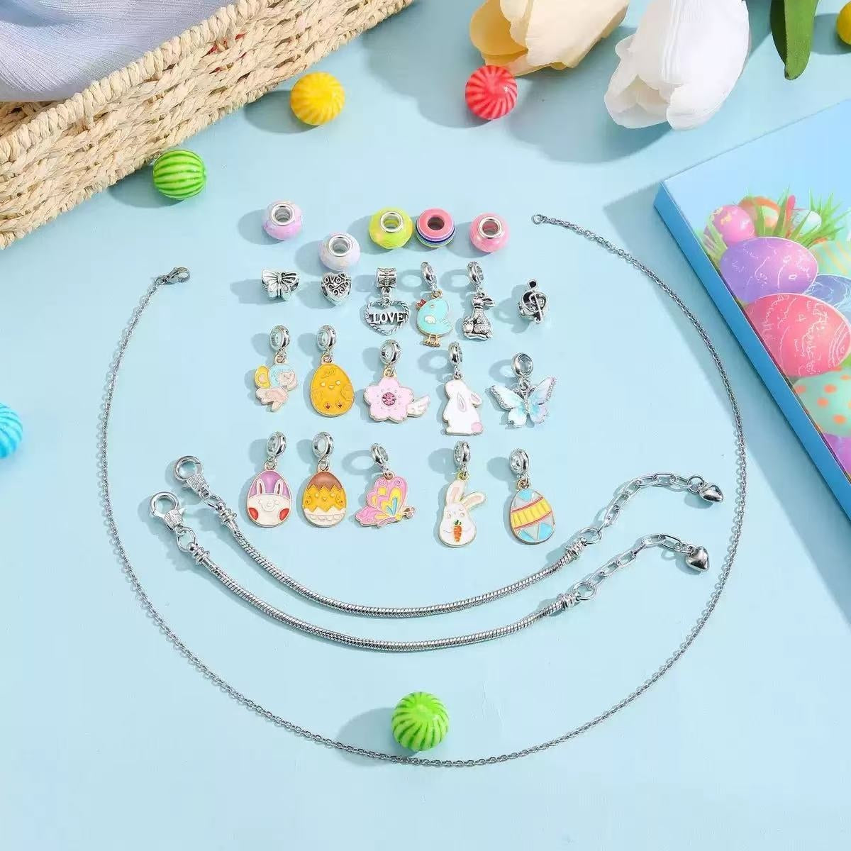 Happy Easter Bracelet Set Advent Calendar | DIY Jewelry Making