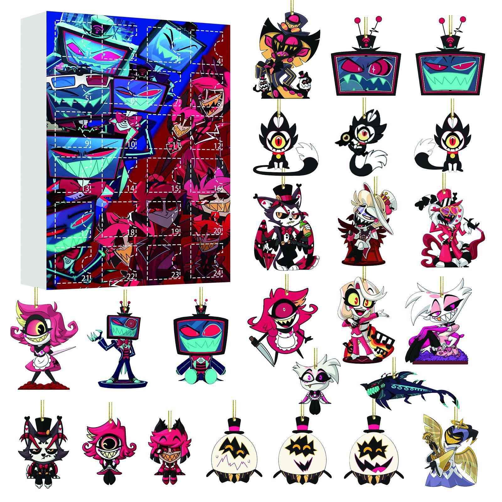 Hazbin Hotel Advent Calendar – 24 Acrylic Mini Collectibles
