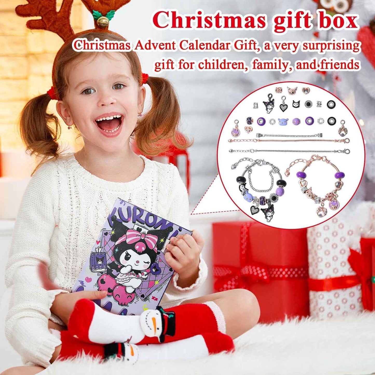 Kuromi DIY Bracelet Set Advent Calendar | Jewelry Making