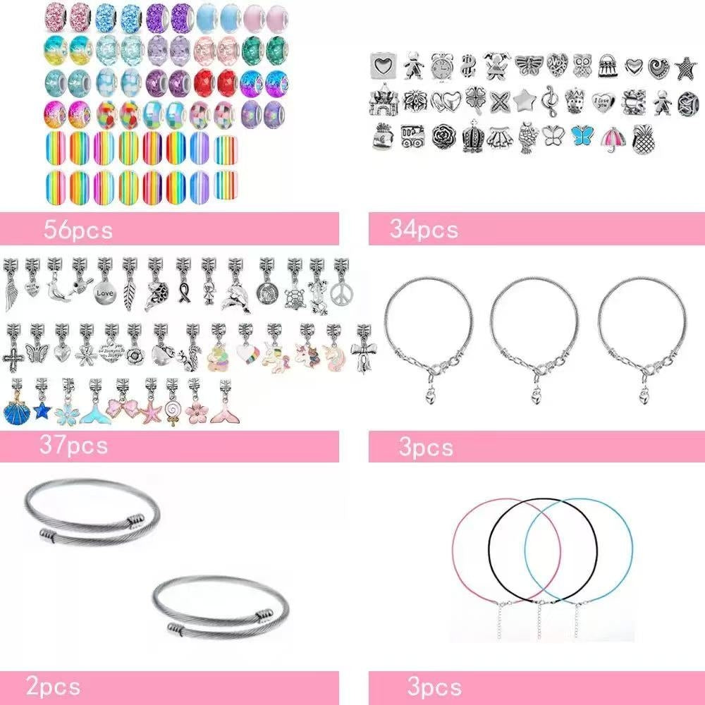 135 PCS Ocean & Unicorn DIY Jewelry Making Set