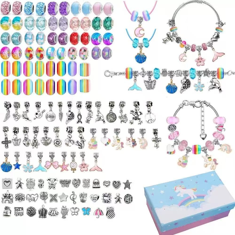 135 PCS Ocean & Unicorn DIY Jewelry Making Set