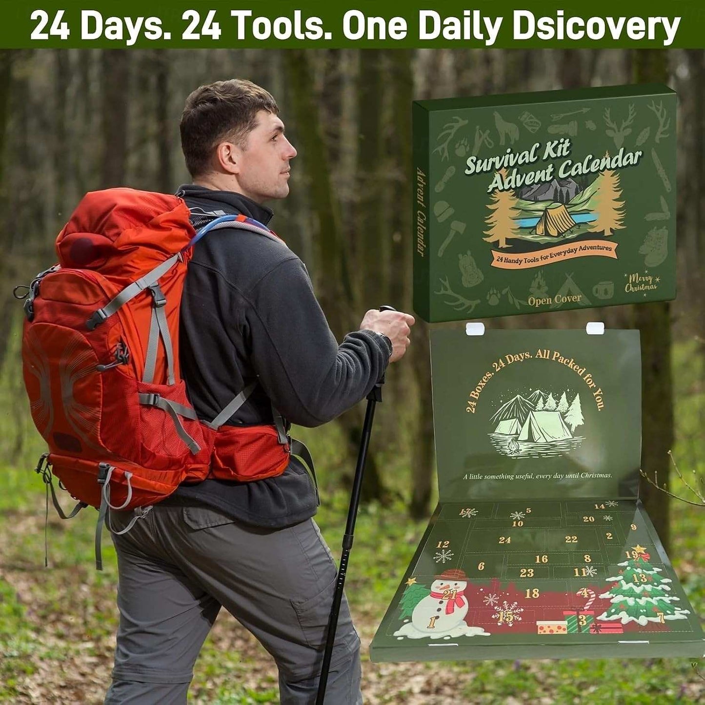 Outdoor Survival Kit Advent Calendar