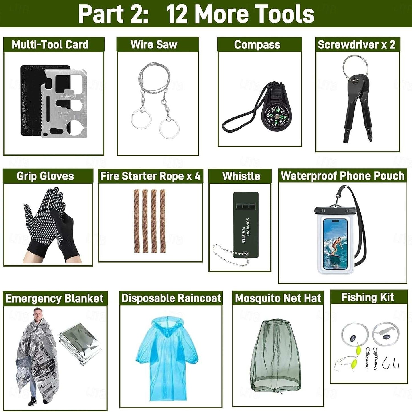 Outdoor Survival Kit Advent Calendar
