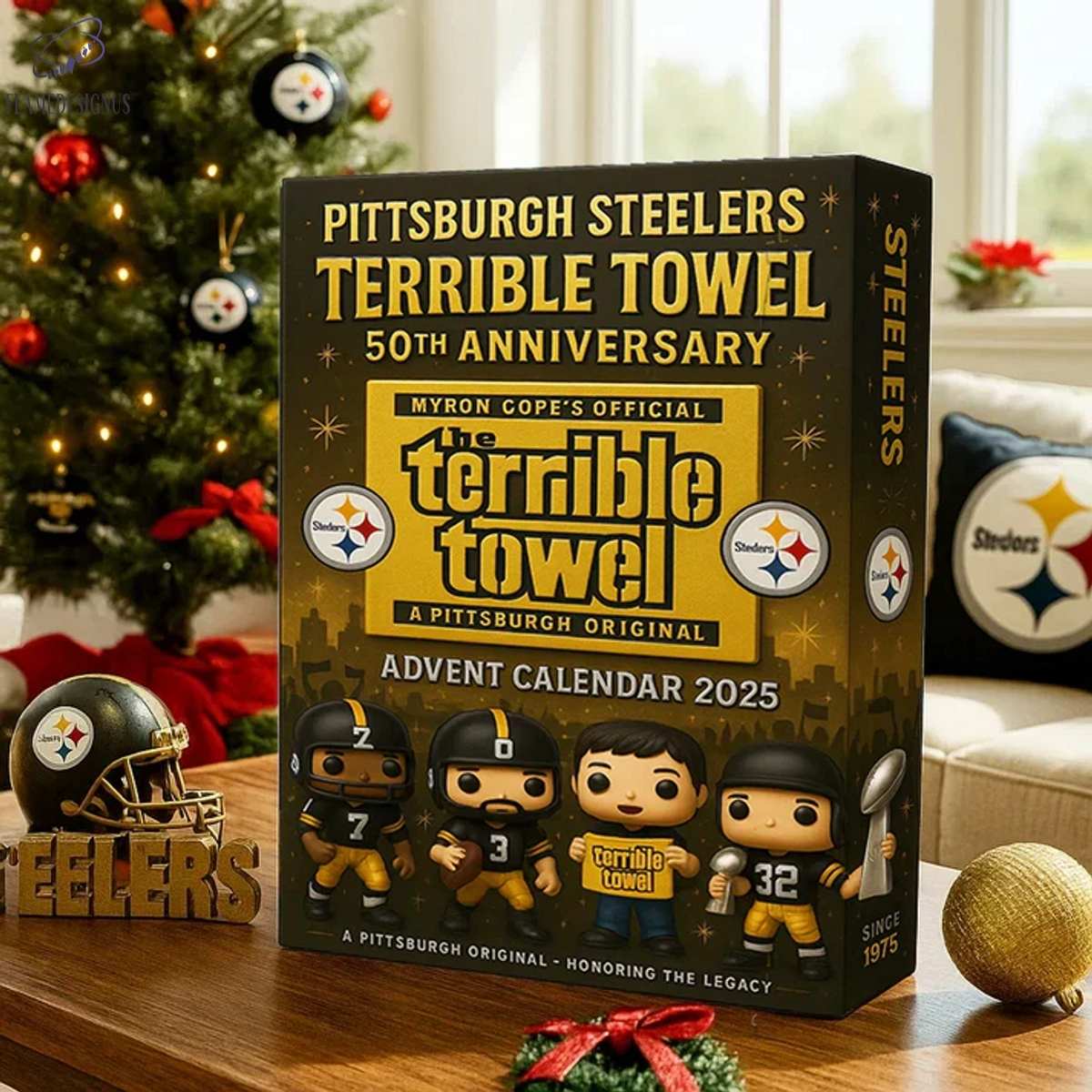 Pittsburgh Steelers Advent Calendar | Terrible Towel 50th Anniversary Edition