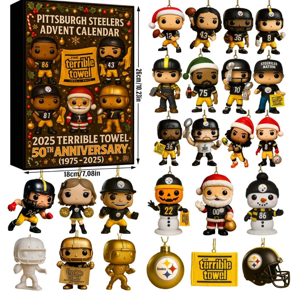 Pittsburgh Steelers Advent Calendar | Terrible Towel 50th Anniversary Edition