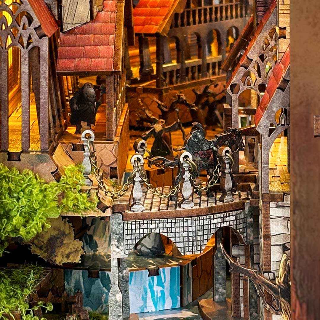 close-up of
Spirit Valley of the Magic Ring DIY Book Nook Kit