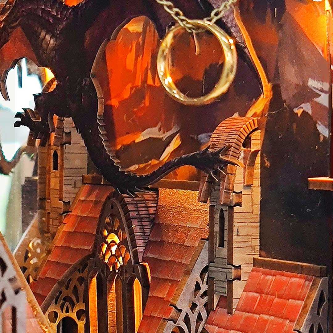 close-up of
Spirit Valley of the Magic Ring DIY Book Nook Kit