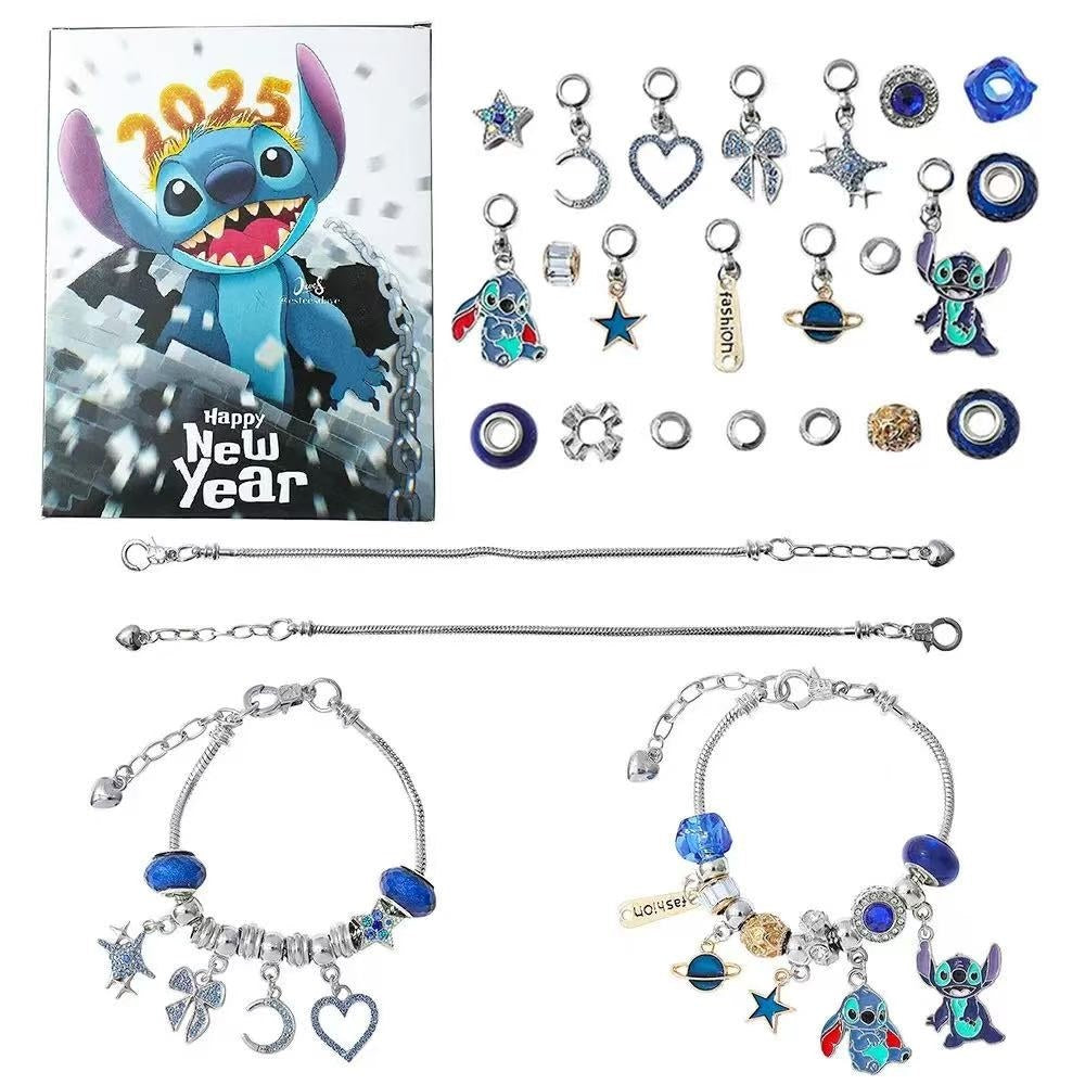 Stitch DIY Charms Jewelry Set Advent Calendar for Kids