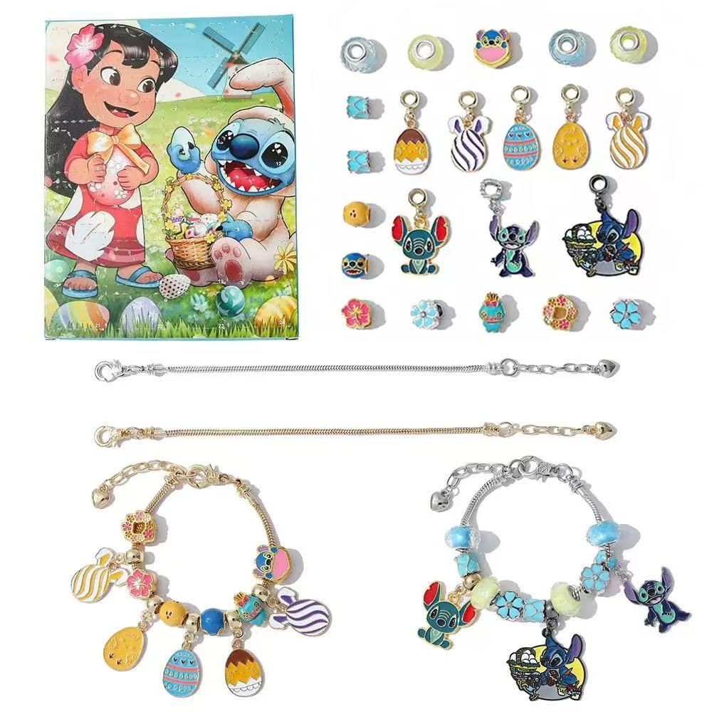 Stitch DIY Charms Jewelry Set Advent Calendar for Kids