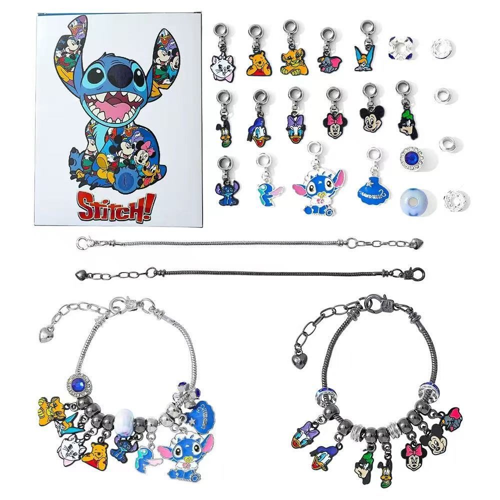 Stitch DIY Charms Jewelry Set Advent Calendar for Kids