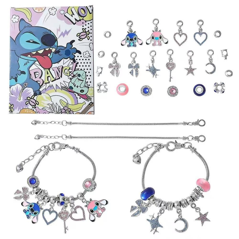 Stitch DIY Charms Jewelry Set Advent Calendar for Kids