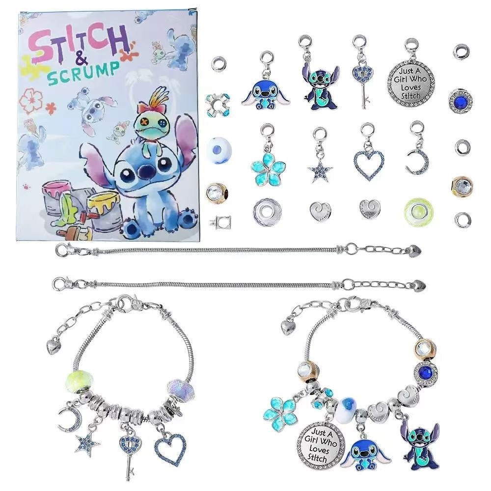 Stitch DIY Charms Jewelry Set Advent Calendar for Kids