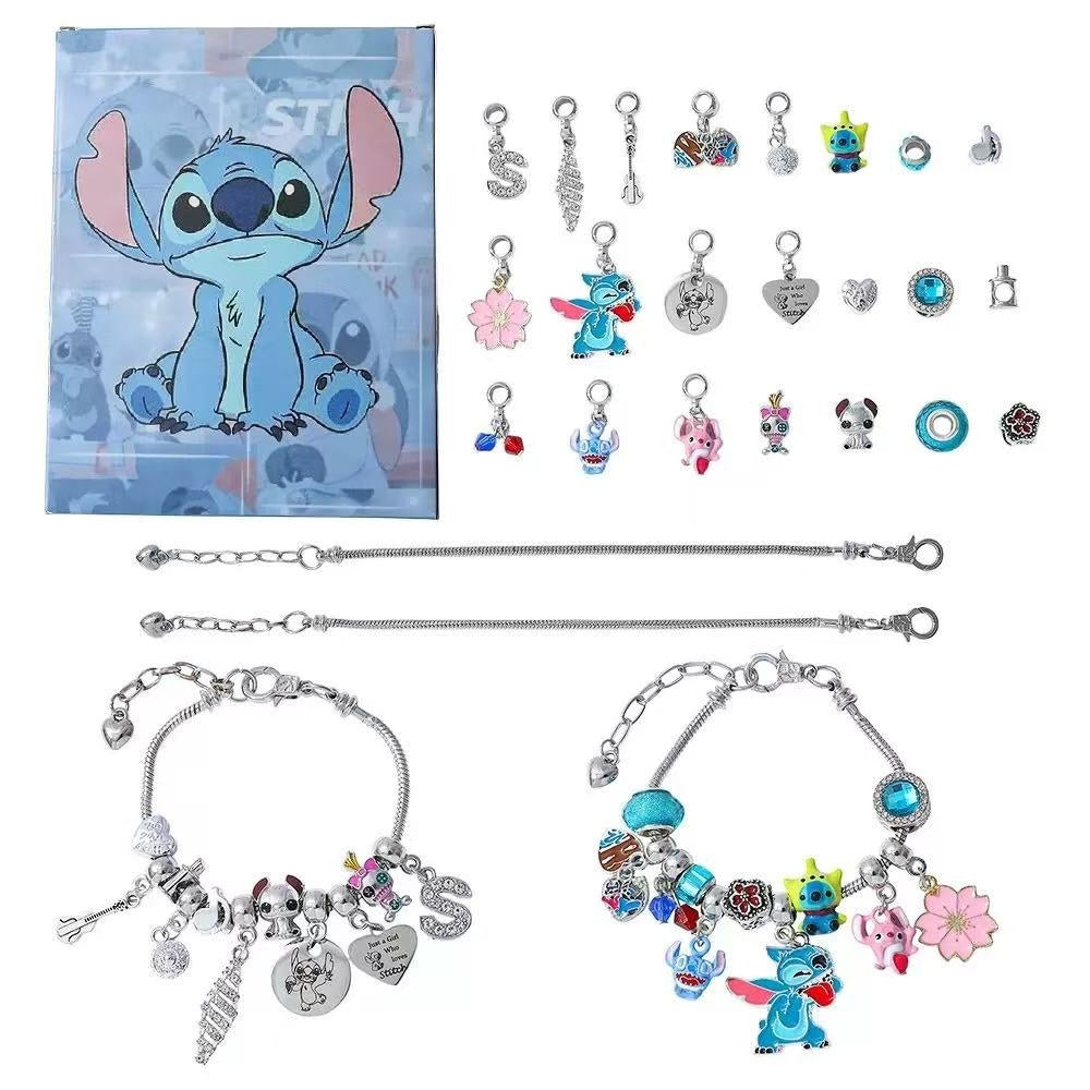 Stitch DIY Charms Jewelry Set Advent Calendar for Kids