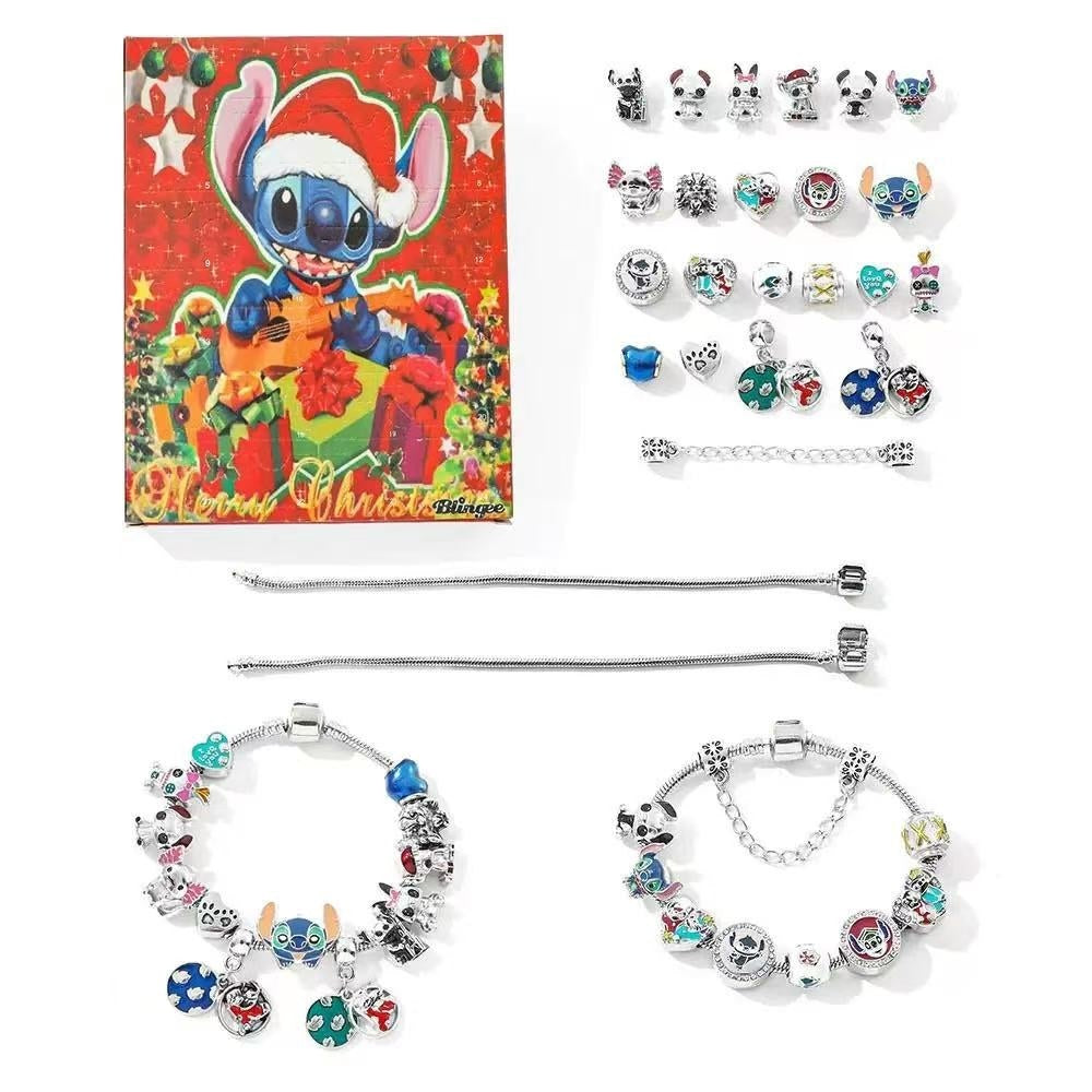 Stitch DIY Charms Jewelry Set Advent Calendar for Kids