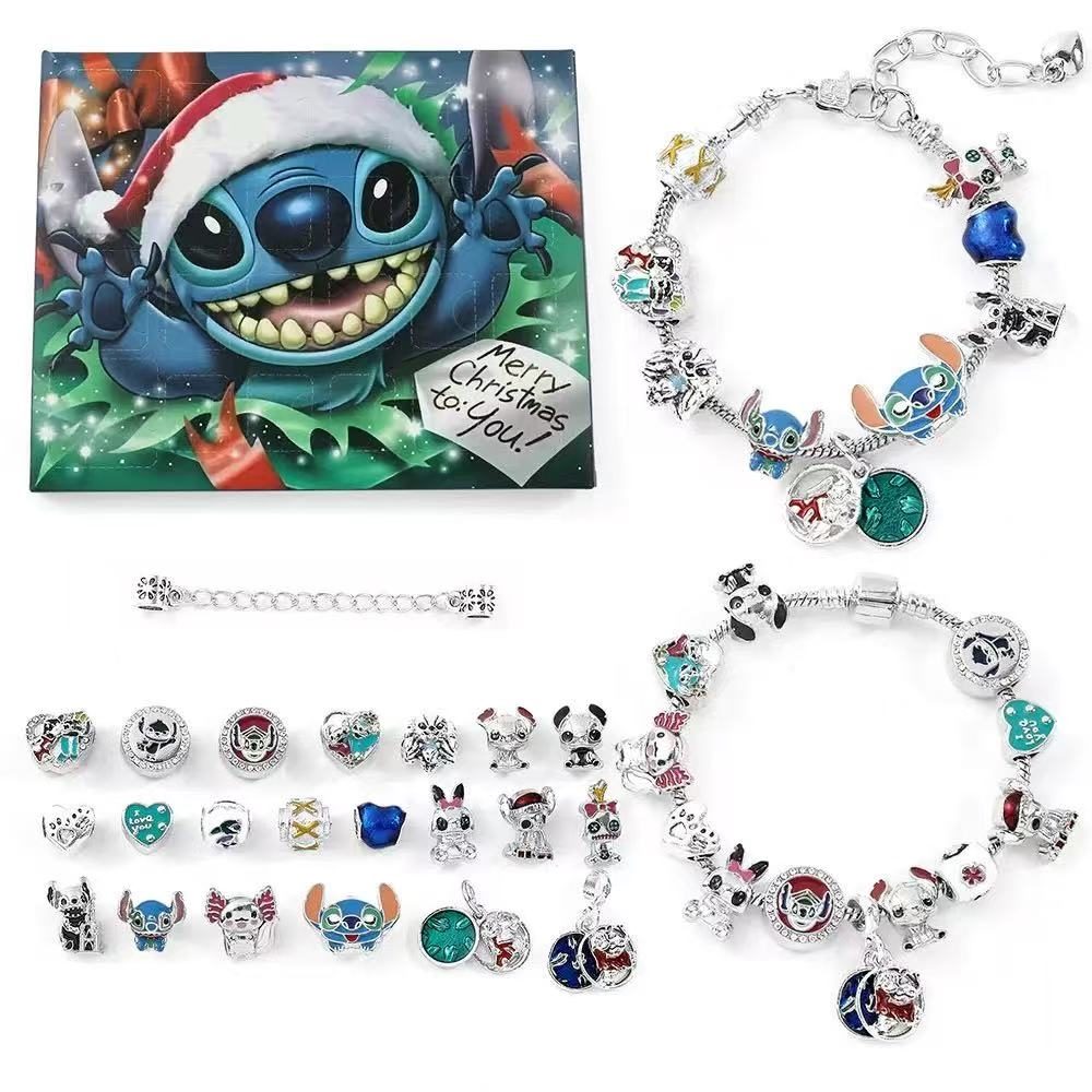Stitch DIY Charms Jewelry Set Advent Calendar for Kids