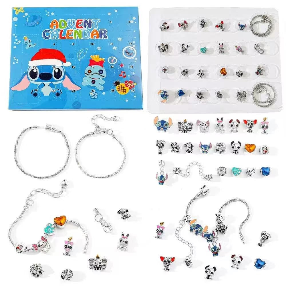 Stitch DIY Charms Jewelry Set Advent Calendar for Kids