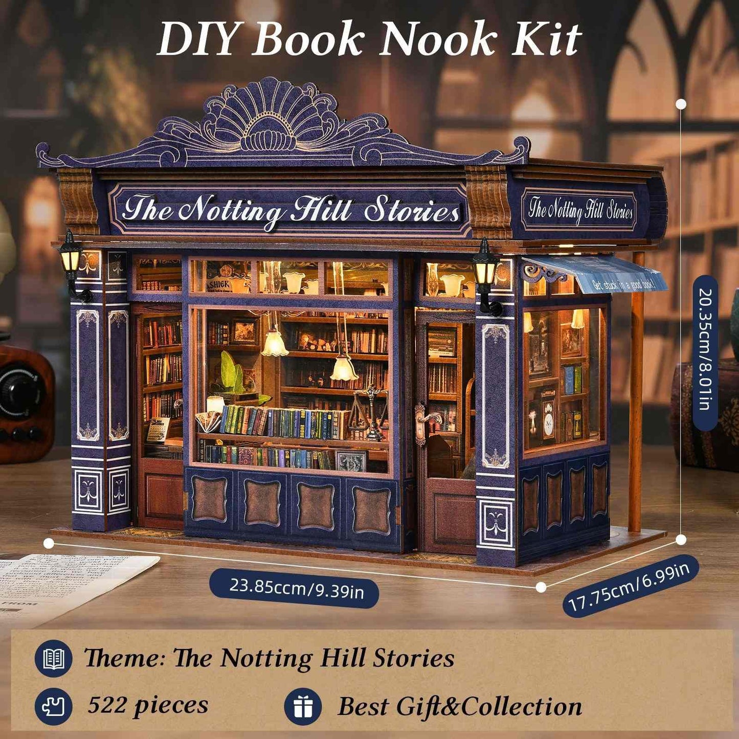 The Notting Hill Stories DIY Miniature House Kit