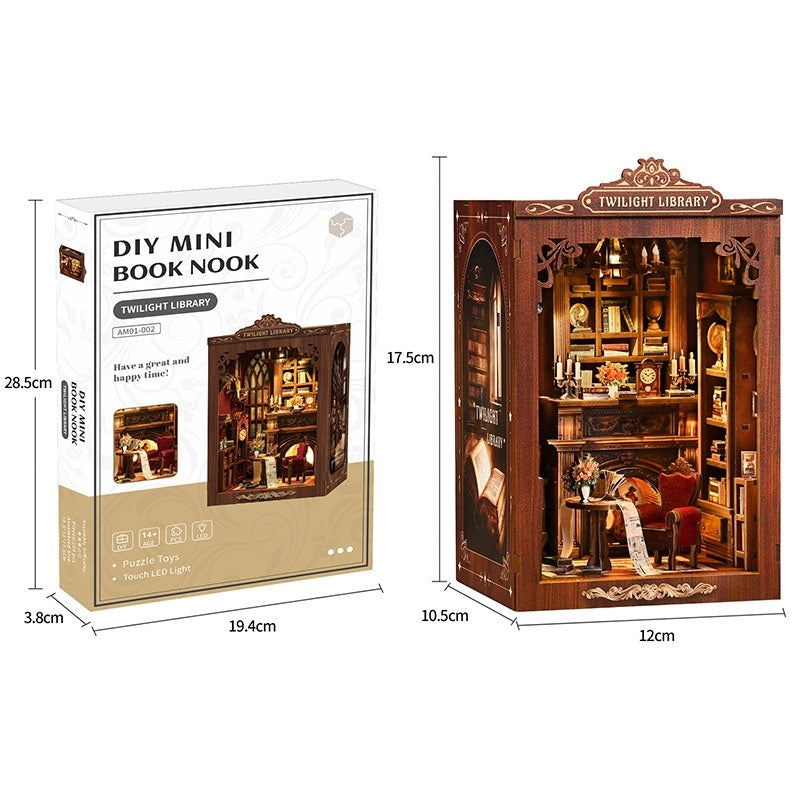 Twilight Library DIY Book Nook Kit