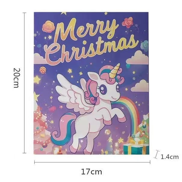 Unicorn Jewelry Set Advent Calendar Countdown Box