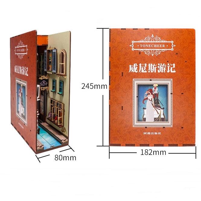 Travels in Venice - 3D Wooden DIY Book Nook - Tonecheer