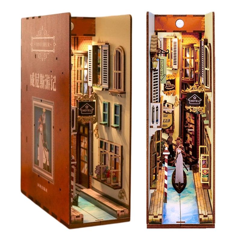 Travels in Venice - 3D Wooden DIY Book Nook - Tonecheer
