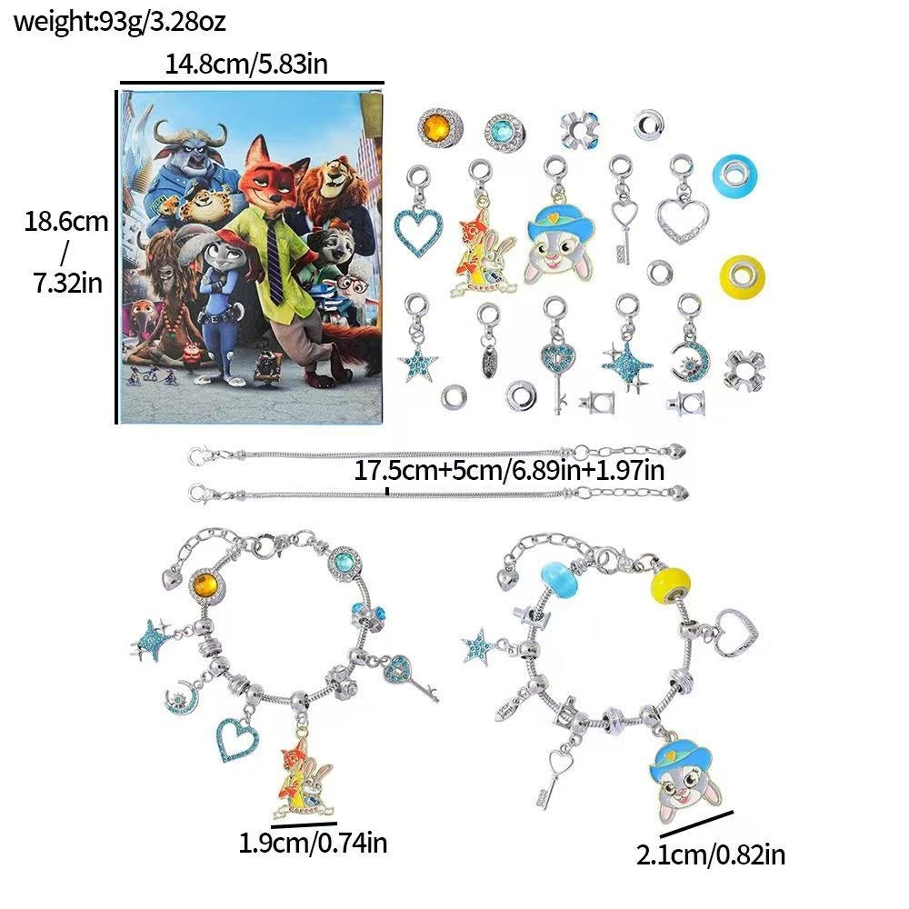 Zootopia-Inspired DIY Bracelet Advent Calendar