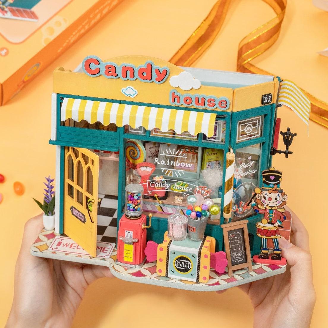 candy house diy miniature dollhouse kit