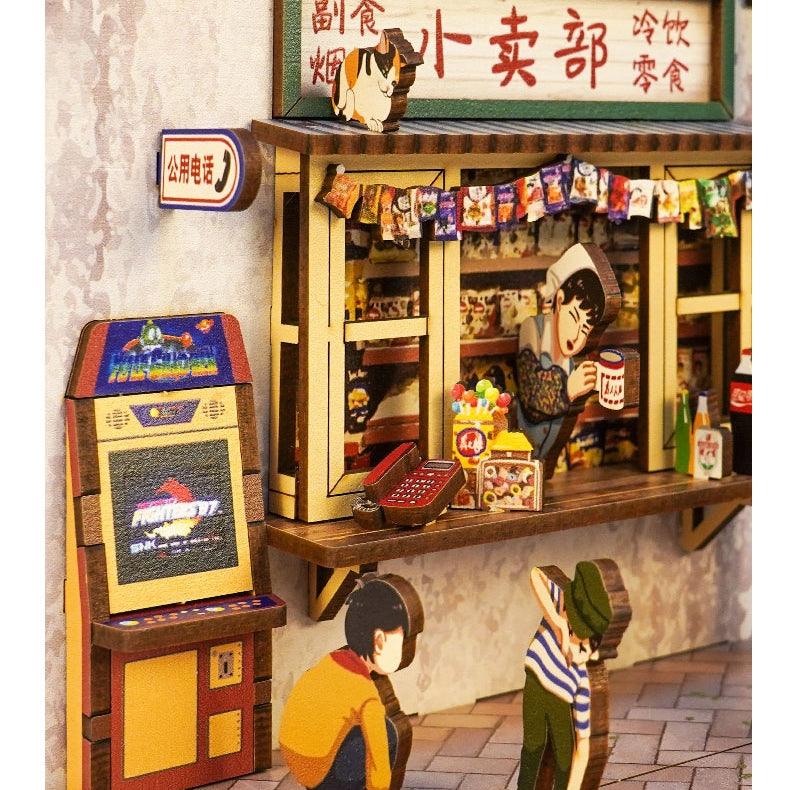 Old Times - 3D Wooden DIY Book Nook - Tonecheer