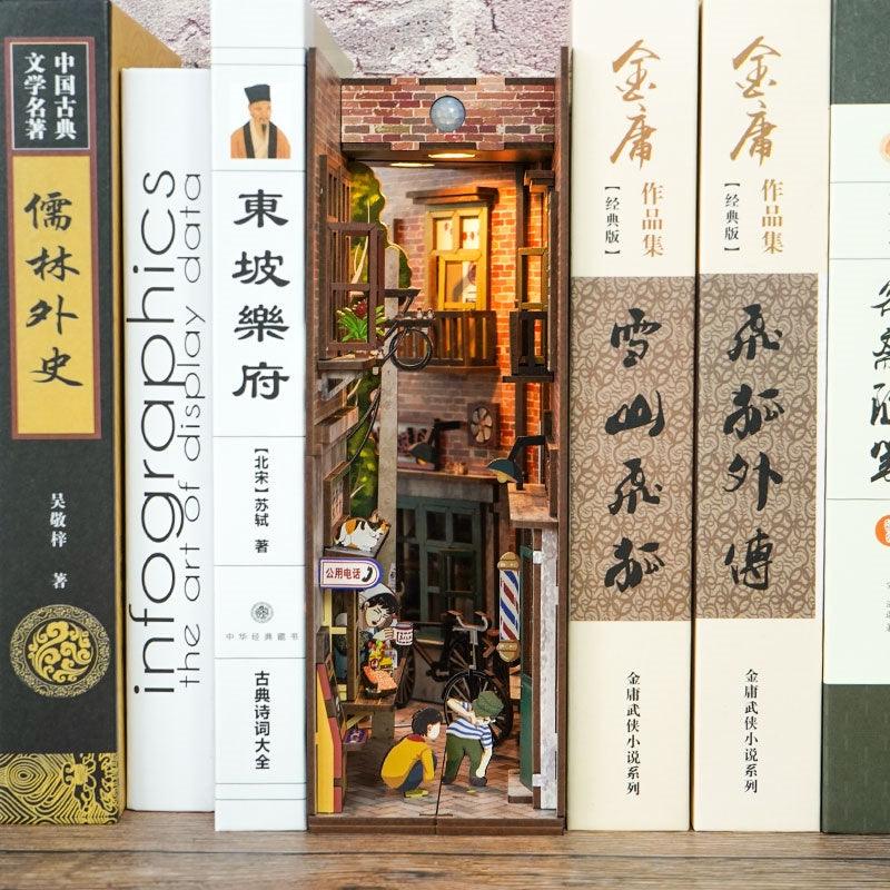 Old Times - 3D Wooden DIY Book Nook - Tonecheer