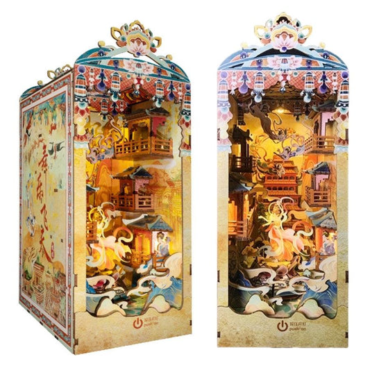 Flying Apsaras - DIY Wooden Book Nook Kit - Tonecheer