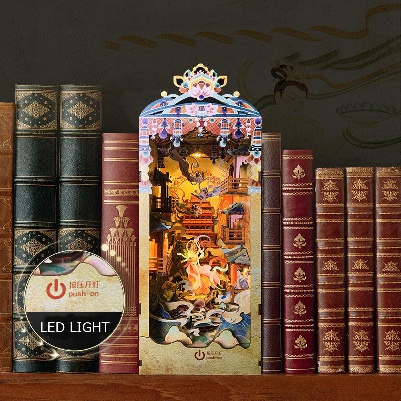 Flying Apsaras - DIY Wooden Book Nook Kit - Tonecheer
