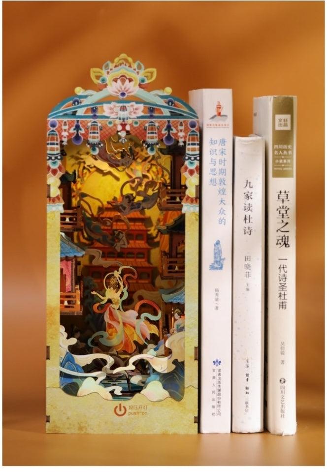 Flying Apsaras - DIY Wooden Book Nook Kit - Tonecheer