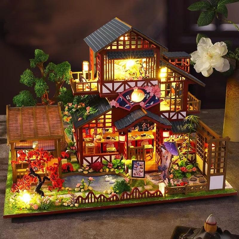 diy japanese style house miniature dollhouse