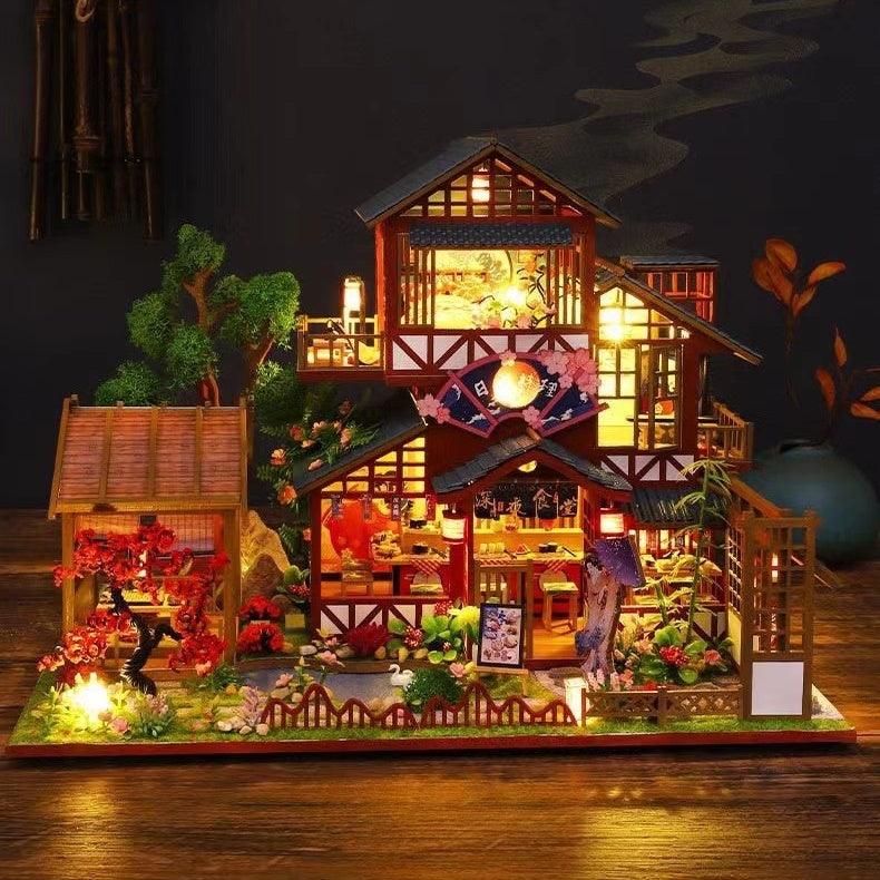 diy japanese style house miniature dollhouse
