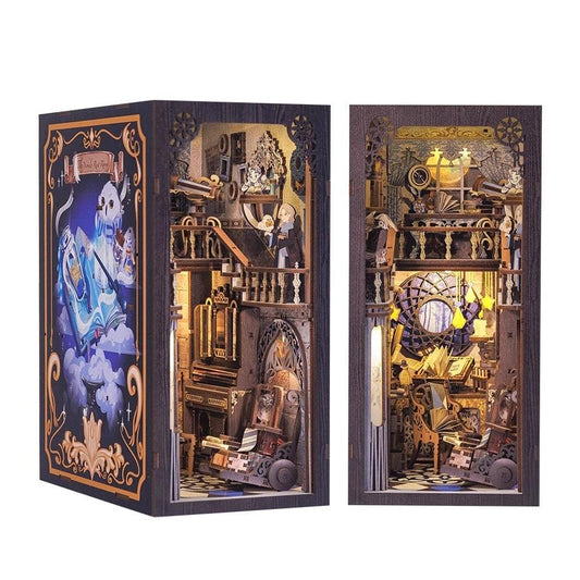 Nebula Rest Room | DIY Wooden Book Nook Kit | Bookshelf Insert Decor - Tonecheer