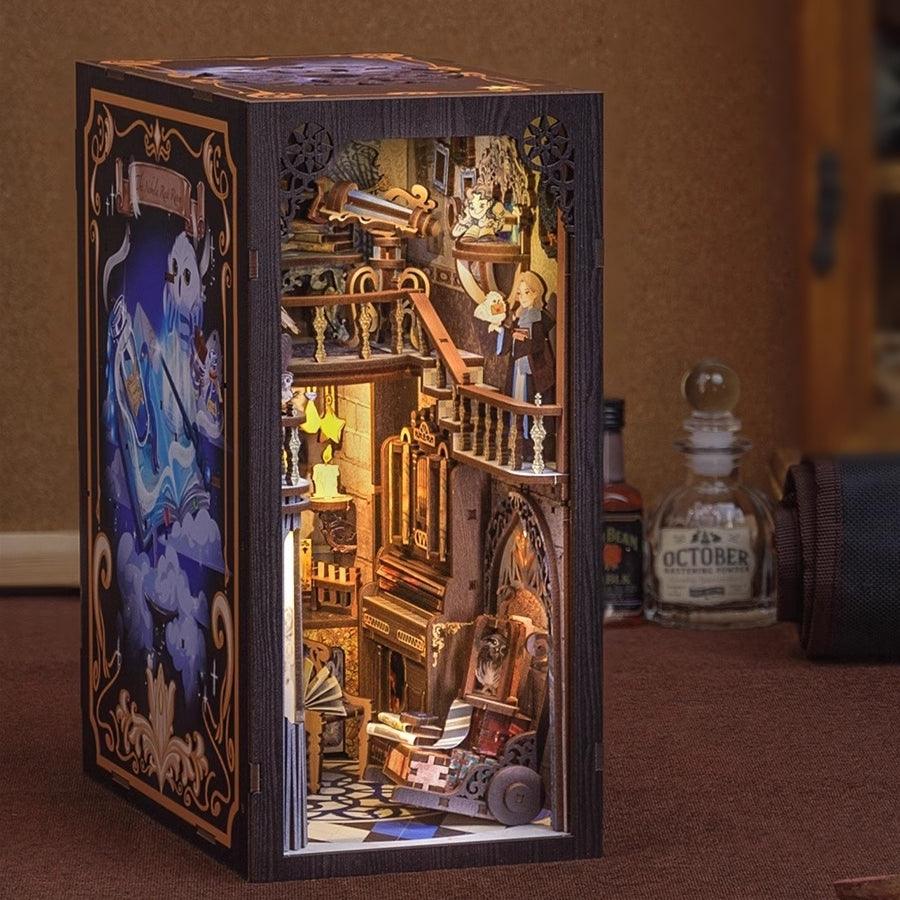 Nebula Rest Room | DIY Wooden Book Nook Kit | Bookshelf Insert Decor - Tonecheer