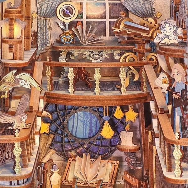 Nebula Rest Room | DIY Wooden Book Nook Kit | Bookshelf Insert Decor - Tonecheer