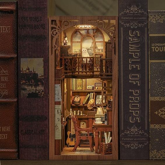 Secret Rhythm Music Themed Diy Book Nook Kit - Shelf Inert Diorama - Miniature Crafts