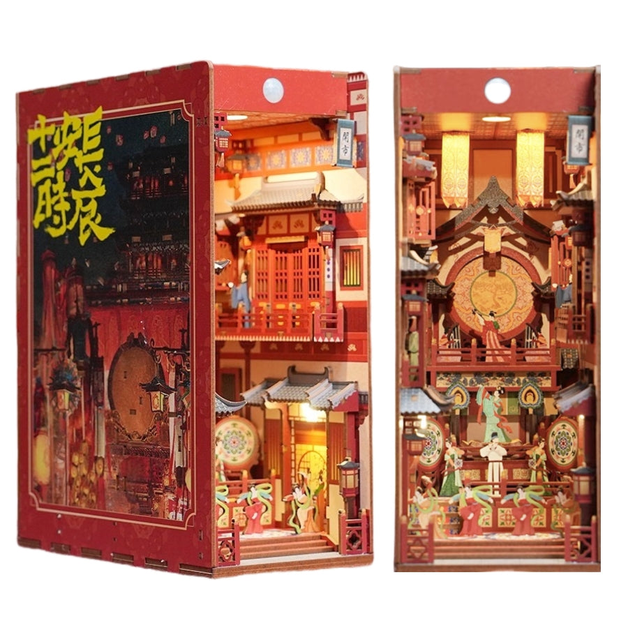Tang Dynasty - Chang'an - Ancient China inspired diy book nook kit - shelf insert diorama - miniature crafts