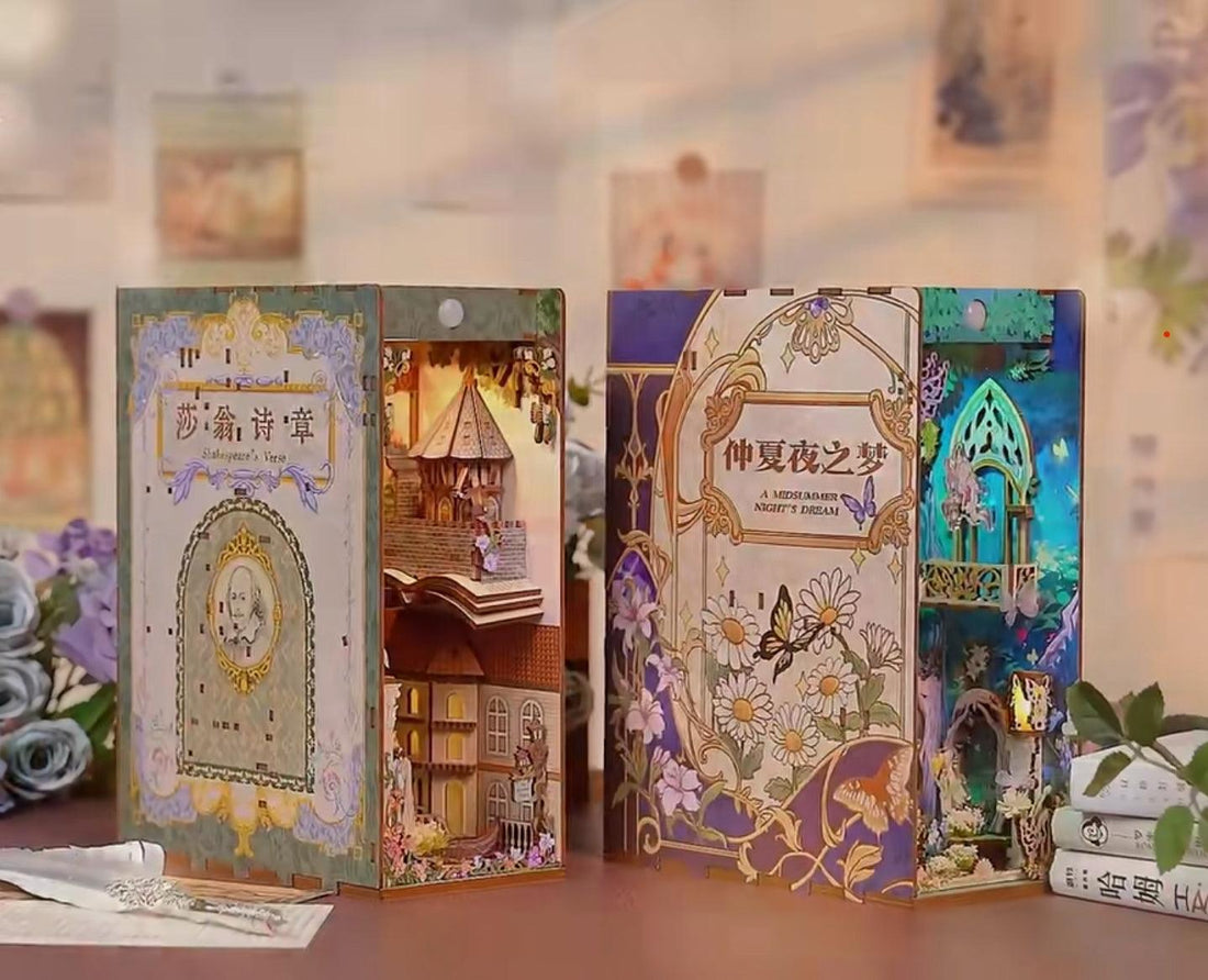 All the World's a Book Nook: Crafting Shakespearean Scenes in Miniature